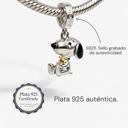 Little Keepsakes · Brazalete y charms de plata de ley 925